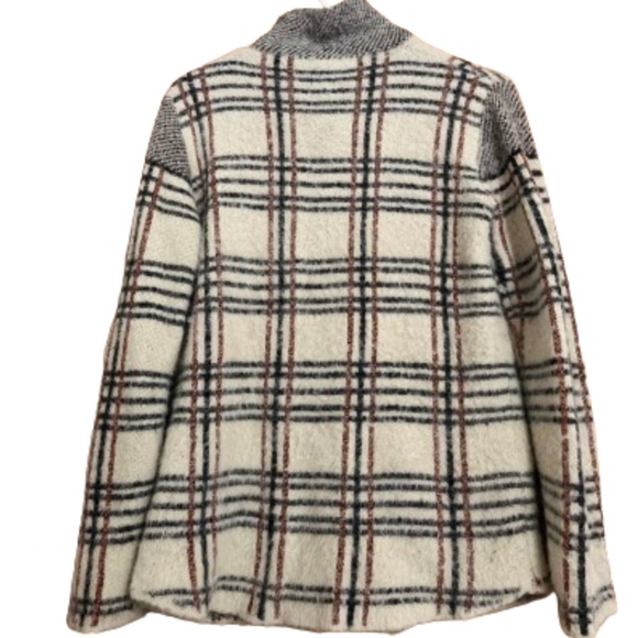 entro Women’s Ivory Multicolor Plaid Pullover Fall/Winter Casual Sweater Sz-S - Picture 9 of 9